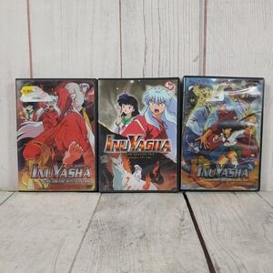 TESTED - Inuyasha DVD Movie Lot Season 6 - Viz Media Anime Movies - WORKING